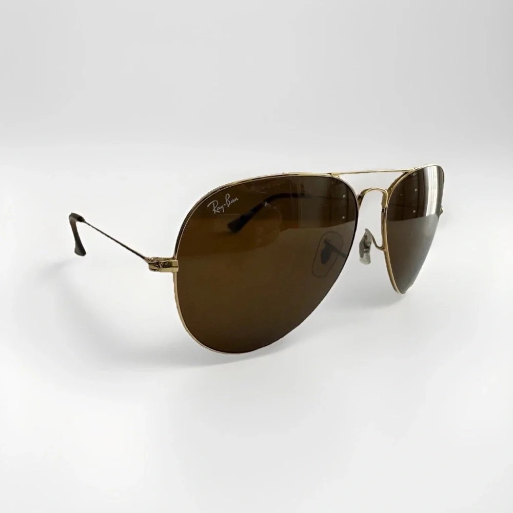 Ray-Ban Aviator Sunglasses RB3026 Large 62-14mm 001/33 Gold Made In Italy Unisex